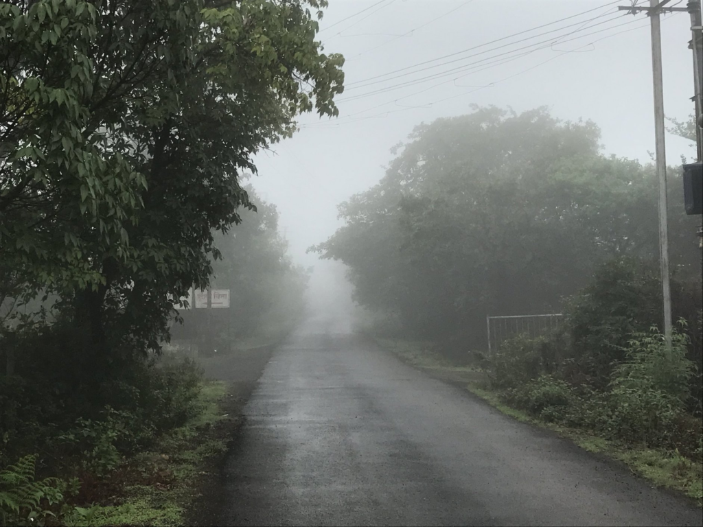 The way towards bagdad point on a normal day in near mountainvilla mahabaleshwar